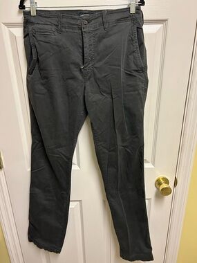 American Eagle Men's Black Casual Chino Pants